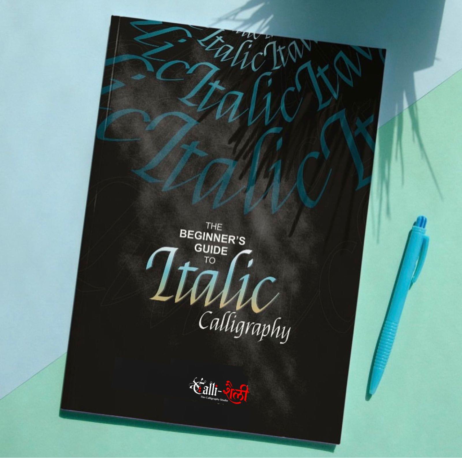 italic calligraphy book